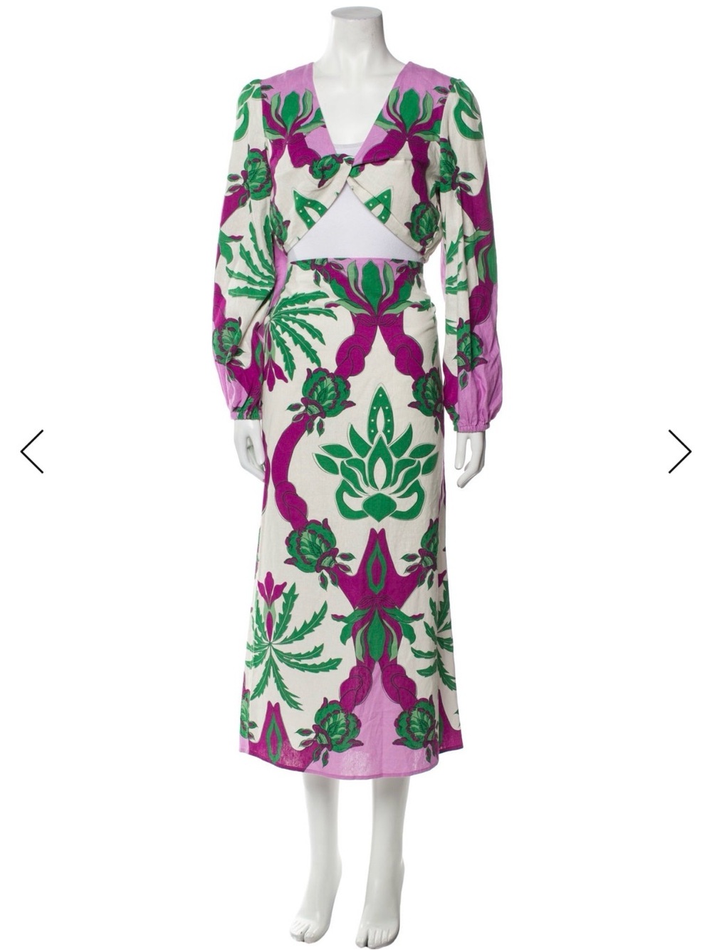 Caroline Constas linen floral set